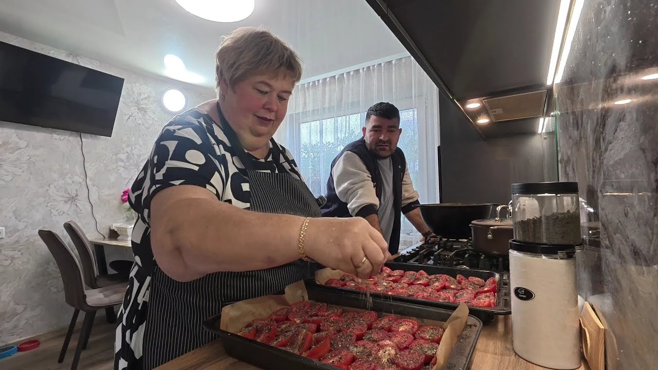 Жареные баклажаны с перцем на зиму. Вкусные помидоры как делала мама и вяленые помидоры.