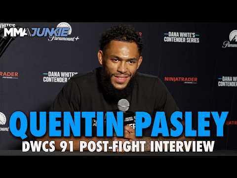 Quentin Pasley not rushing to accept comparison to Jon Jones just yet | DWCS 91