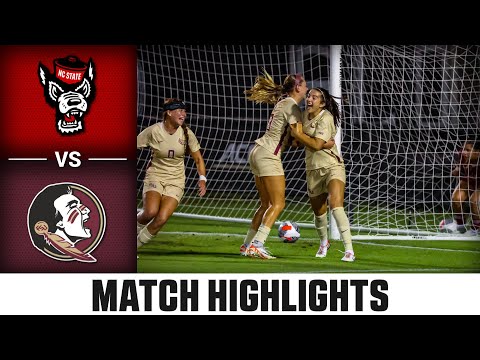 NC State vs. Florida St. ACC Women’s Soccer Highlights (2023)