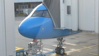 NEW! KLM A321NEO 4K early morning takeoff from LHR PH-AXH KL1000
