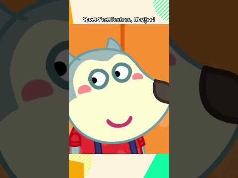 Don't Feel Jealous, Wolfoo! #shorts #siblingsong