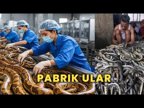 PABRIK ULAR PITON,,Ngeri Ini Lah Deretan Pabrik Unik Dan Aneh