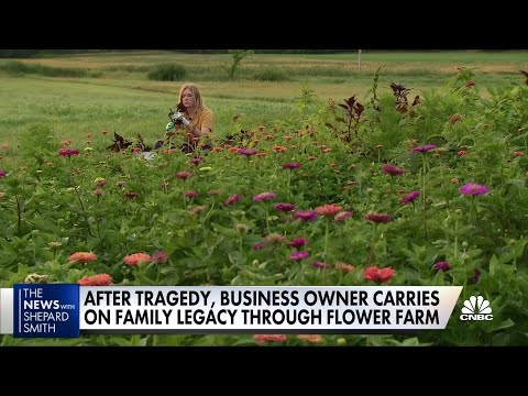 Business owner works through tragedy on flower farm