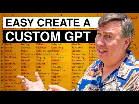 Easy! Create A Custom GPT To Automate Boring Tasks - 2696