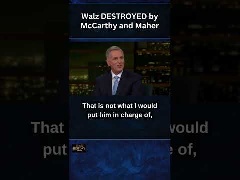 Walz DESTROYED by McCarthy and Maher