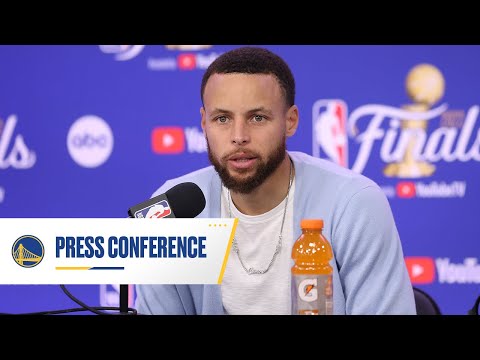 Warriors Talk | Stephen Curry Recaps Game 3 of NBA finals - June 8, 2022 video clip