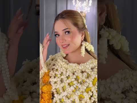 Rabeeca Khan's mayoon dupatta goes viral #rabeecakhan