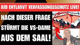 "WO WOLLEN SIE DENN HIN?" 🚨 AfD-FRAGE LÄSST VS-DAME AUS DEM SAAL FLIEHEN! 🚨 AfD-FRAU SETZT NACH!