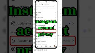 Instagram account ko private kaise kare || how to make Instagram account private 2026#instagram