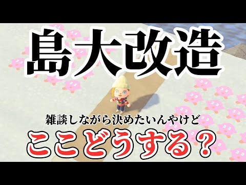 【あつ森 配信】2年放置した島を島クリ！雑談しながらタコたちの家の配置を決める！【あつまれどうぶつの森】