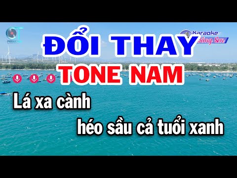 Karaoke Đổi Thay Tone Nam ( Cm ) Nhạc Sống Beat Hay | Karaoke Đồng Sen