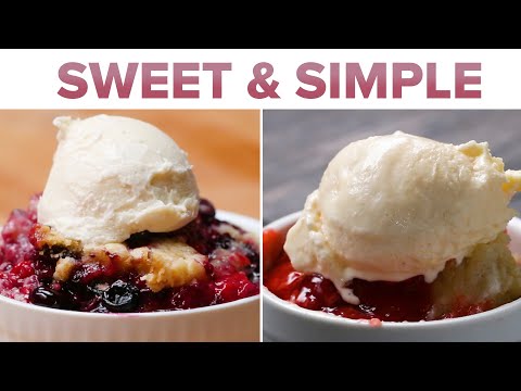 6 Insanely Easy Fruit Cobblers