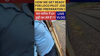 LOCO PILOT GETTING READY TO DRIVE TRAIN