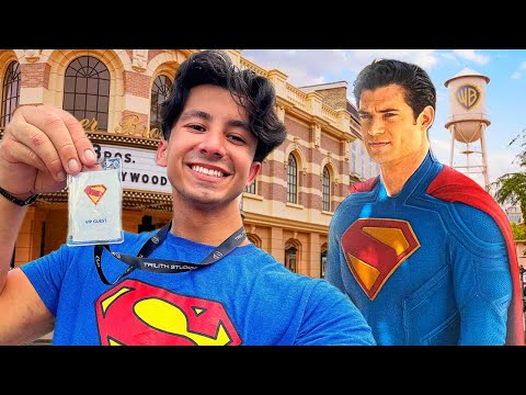 I WENT TO THE SUPERMAN SET! (FULL VLOG)