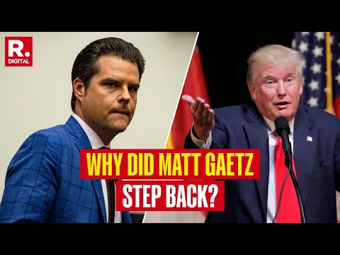 Trump Loyalist Matt Gaetz Withdraws As His Attorney General Pick After Explosive Allegations