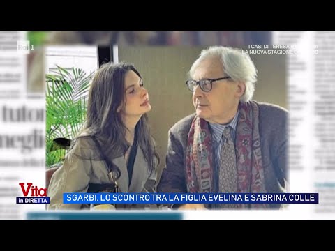 Sgarbi, scontro senza fine tra la compagna Sabrina Colle e la figlia Evelina - Vita in diretta