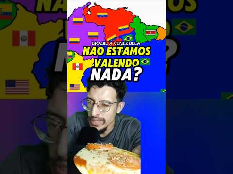 Brasil X Venezuela: quem venceria esse confronto final? 🤔🍕 #brasil #venezuela #shorts