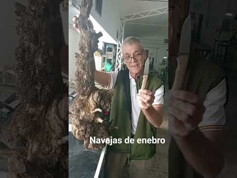 Madera de enebro para navajas