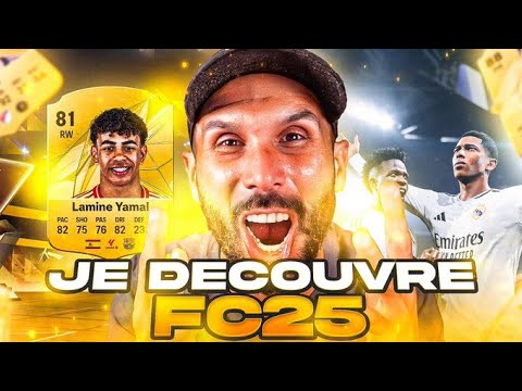 J'AI FC 25, JE DECOUVRE POUR LA 1er FOIS LE JEU