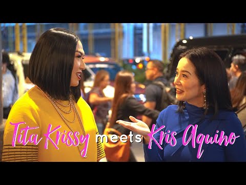 Tita Krissy Achino Meets Kris Aquino | The Grand Eye Ball of the Year!!!