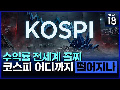 수익률 전세계 골찌...코스피 어디까지 떨어지나 [News 18]
