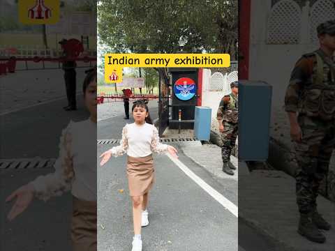 Kids at Indian army ??exhibition ?| bachhey  exhibition may ? #comedy #funny #youtubeshorts