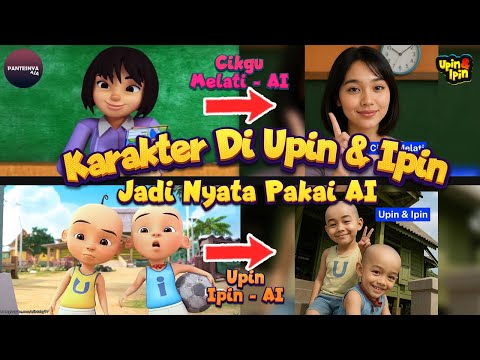 Karakter di Upin dan Ipin Versi AI