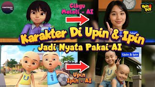 Karakter di Upin dan Ipin Versi AI