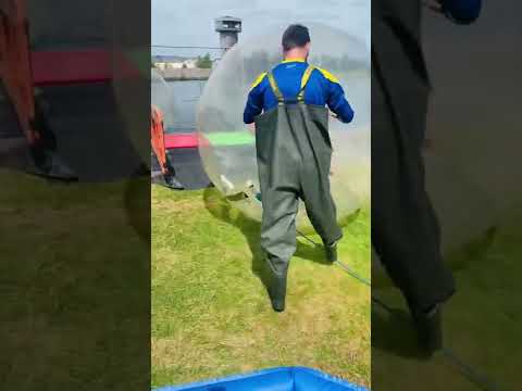 Zorbing on water
