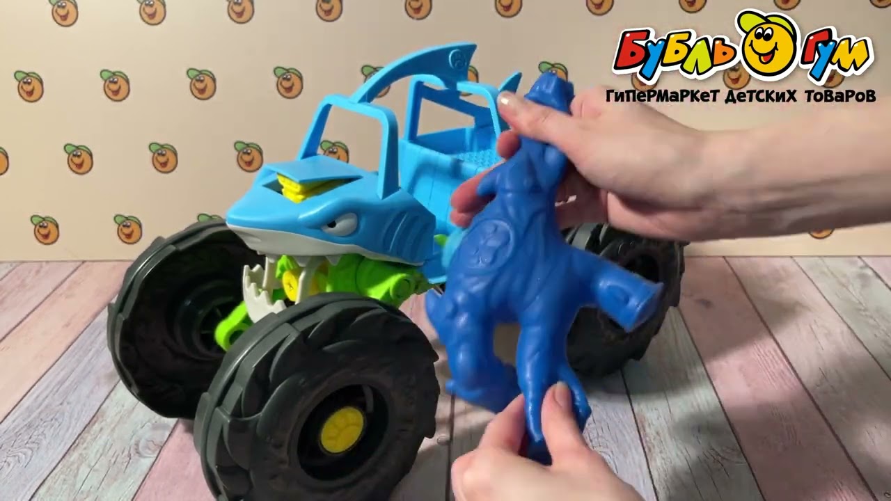 Набор GooJitZu GOO SHIFTERS Трашмобиль с фигуркой - видео