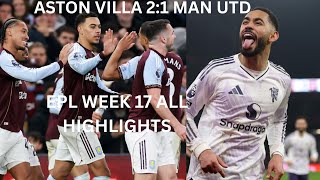 EPL WEEK  17 HIGHLIGHTS