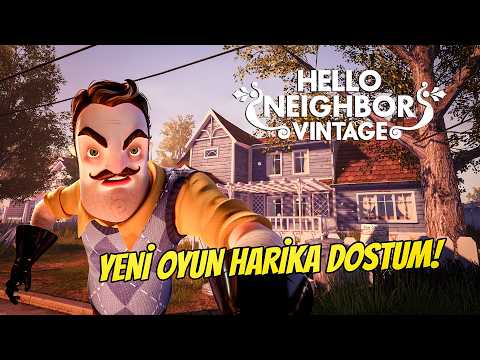 WİLSON ARTIK ÇOK AKILLI! - YENİ FAN OYUNU HELLO NEIGHBOR VİNTAGE!