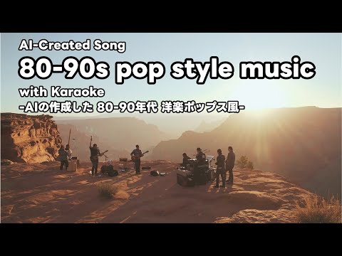 80-90sPOPS-STYLE:80-90年代風 洋楽ポップス【Singing AI/歌えるAI音楽】AIが作成した男女コラボ曲(カラオケ付き)