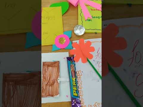 Love by my students❤ 🥰🤗 on Teachers day.. Thxuu so much Children for ur love❤