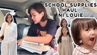KINUHA KO NA ANG MGA SCHOOL SUPPLIES NI LOUIE! + NAG NINANG NANAMAN AKO! | AustriaFamilyVlogs