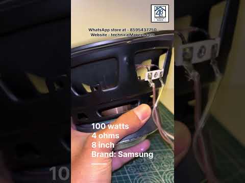 Powerful🥵subwoofer of Samsung brand, 100 watts, 4ohms, 8 inch | #shorts #reels #viral #subwoofer