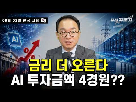 [9월 2일 수요일 한국시황] 금리 인상 아직 안 끝났다… | 고금리에도 AI 돈잔치는 계속? | 해외 금융계좌 '5억 초과' 슈퍼 개미 2356명