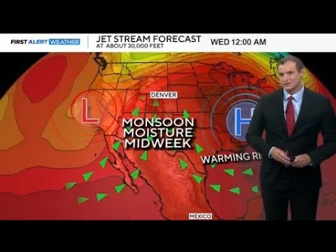 Monsoon moisture returns to Colorado, hot days, stormy evenings ahead