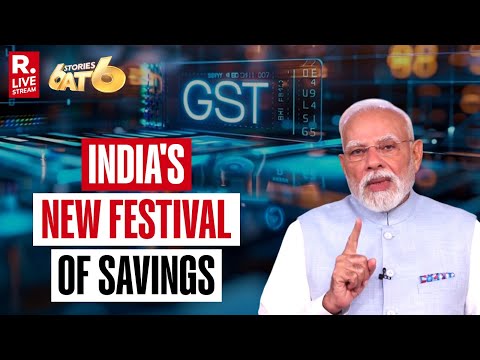 6 Stories At 6 LIVE: PM Modi On ‘The Festival Of Savings’ | New GST Reforms | GST Bonanza