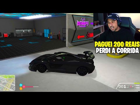PIUZINHO GASTOU 200 REAIS NO CARRO E PERDEU A CORRIDA !!!