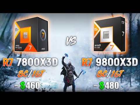 Ryzen 7 9800X3D vs Ryzen 7 7800X3D - Test in 10 Games