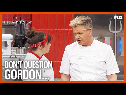 Chef Ann Marie Questions Gordon's Feedback & Immediately Regrets It | Hell’s Kitchen