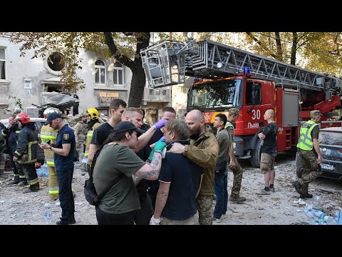 Ukrainian village hit by Russian drone debris as Lviv mourns attack victims