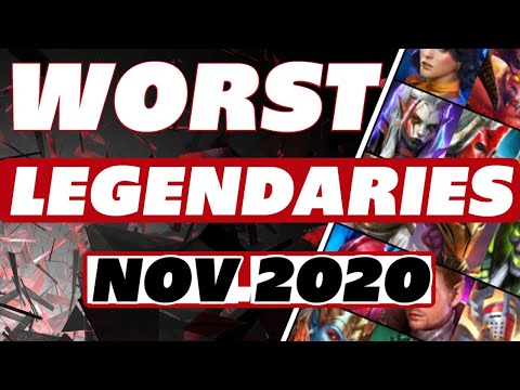 Worst Legendaries Nov. 2020 Raid Shadow Legends Worst Legendary champions