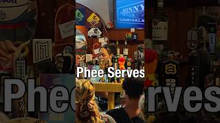 Napheesa Collier Serves at Minneapolis Unrivaled Event at A Bar of Their Own #sportsbar #unrivaled
