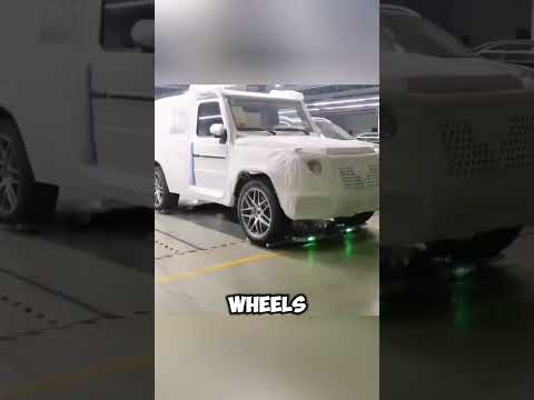 The Robot that moves the car to the park. #robot #car #parking #fy