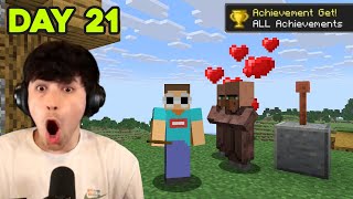 George Completes Every Minecraft Advancement (Day 21)