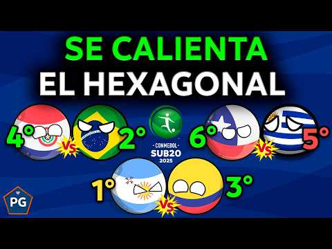 SUDAMERICANO SUB20 2025🔥HEXAGONAL FINAL FECHA 3⚡PREDICCIÓN, ANÁLISIS y TABLA DE POSICIONES