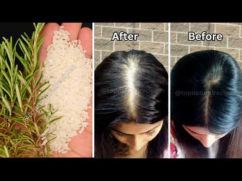 How to Use Rosemary and Rice Water for Hair Growth | DIY Natural Hair Treatment