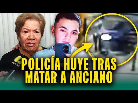 Policía atropelló anciano y huyó cobardemente sin ayudar a la víctima
